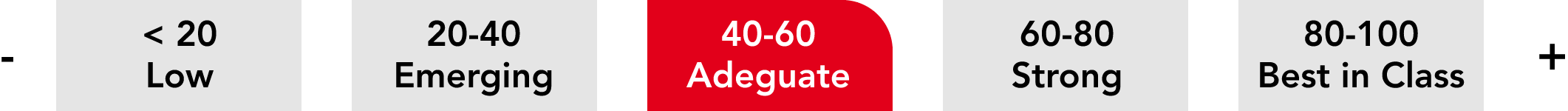 S&P GLOBAL ESG SCORE
