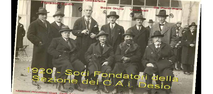 I 100 anni del CAI Desio